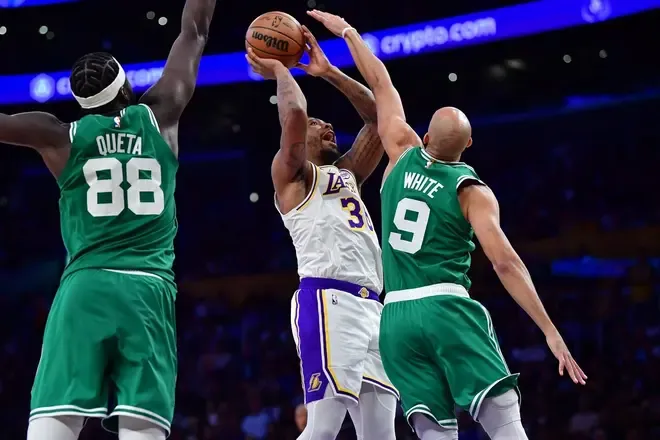 美媒：本赛季限制对手内线得分榜，凯尔特人、雷霆位列前二