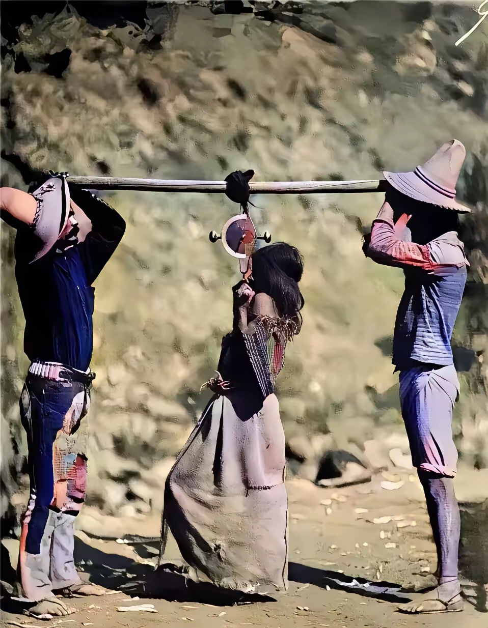 乐鱼网站-故事,1890年,一名印第安女奴正如同牲畜般被进行称重出售